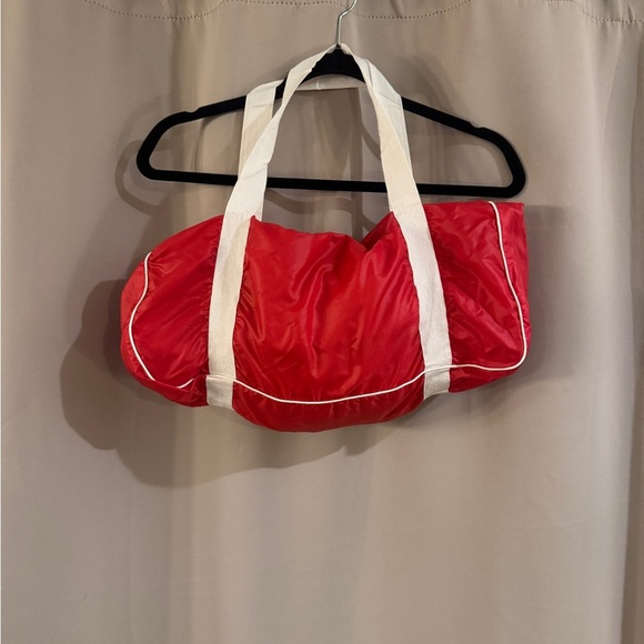 Red Windbreaker Jacket with attached bag - Picture 7 of 7